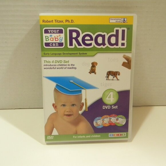 Your Baby Can Read! By Robert Titzer PhD Vol 3 and 4 DVDs Flap Book - Picture 2 of 5